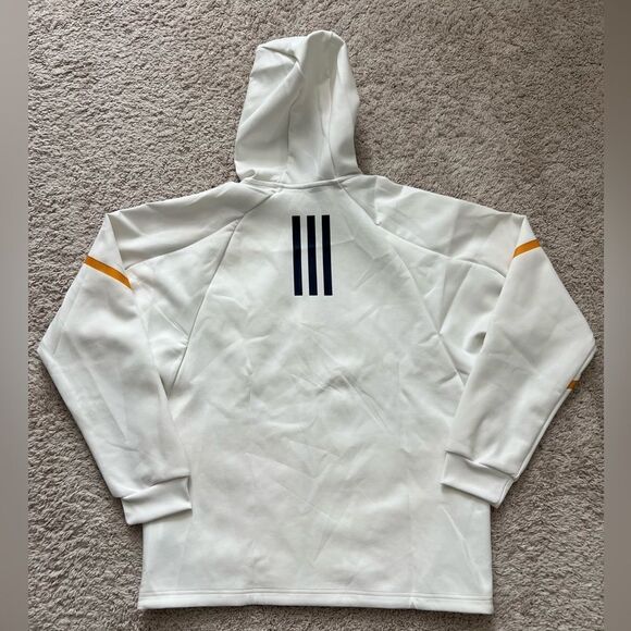 Adidas LA Galaxy MLS GameDay Anthem Full-Zip Jacket White - Picture 10 of 12